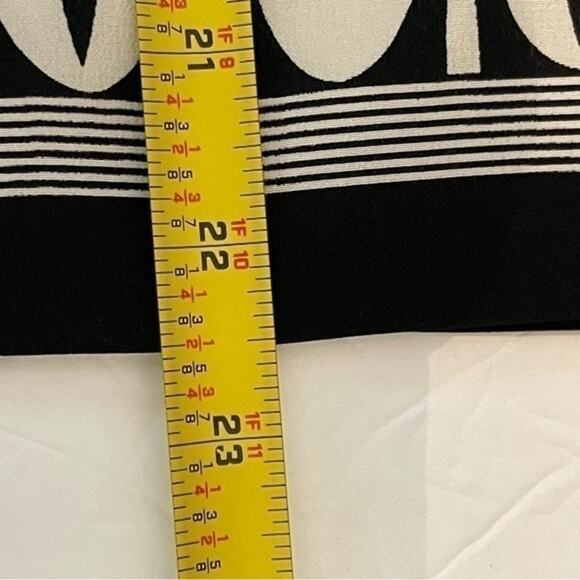 Silk Land 100% Silk With Black Cream Office Career Date Skirt NWOT Size 12 - Picture 10 of 10